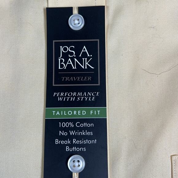 Jos. A. Bank Men's Yellow Dress Shirt - Picture 2 of 4